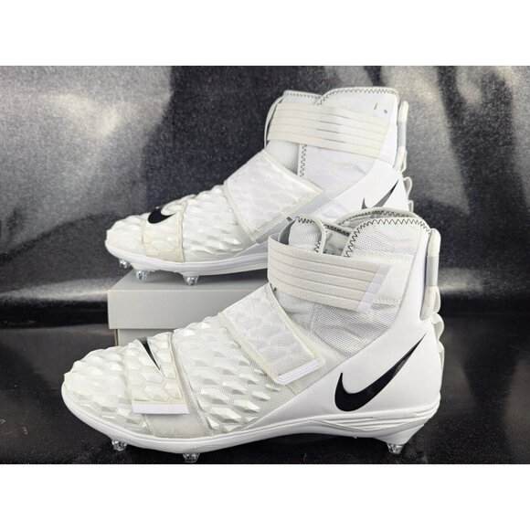 Nike Force Savage Elite 2 White Black Football Men\'s Size16 Detachable Spike NEW main image 4